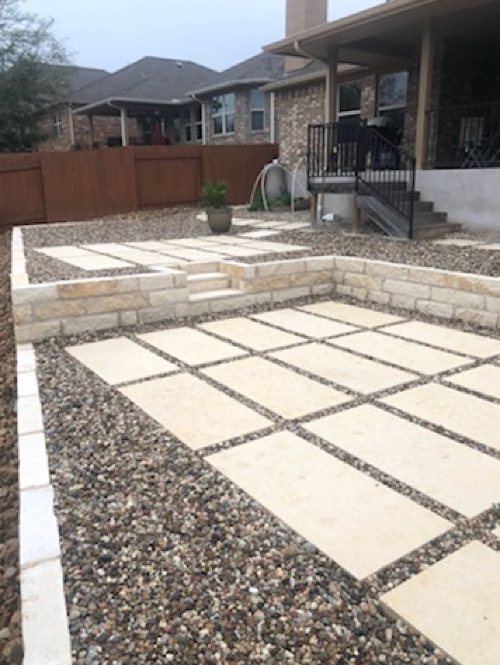 Pavers and Retaining Wall