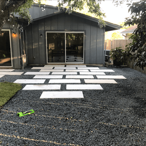 Landscaping with Pavers & Gravel 