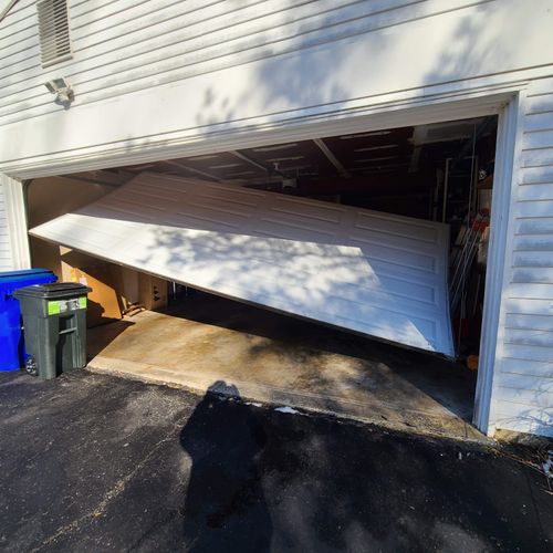 garage door off track repair