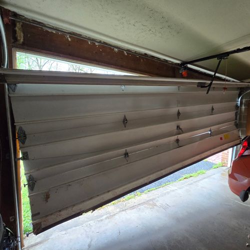 Garage door repair