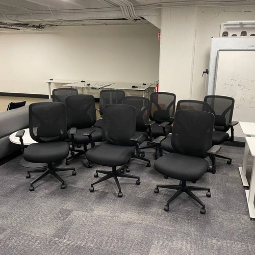 Taras assembled 10 office chairs for us in record 