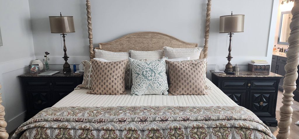 cleaning and organizing bedroom