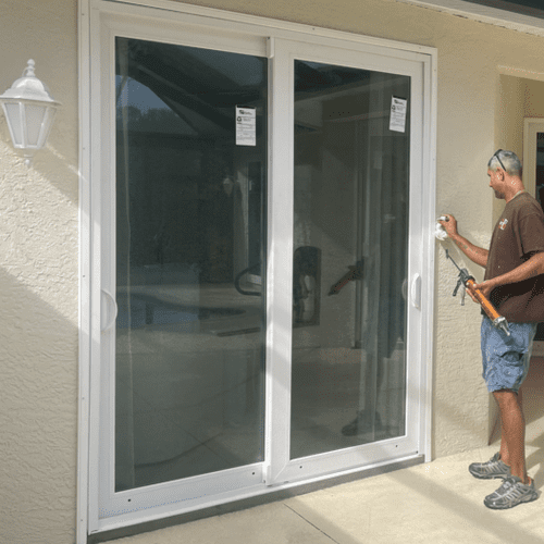 Vinyl Sliding Door Installation