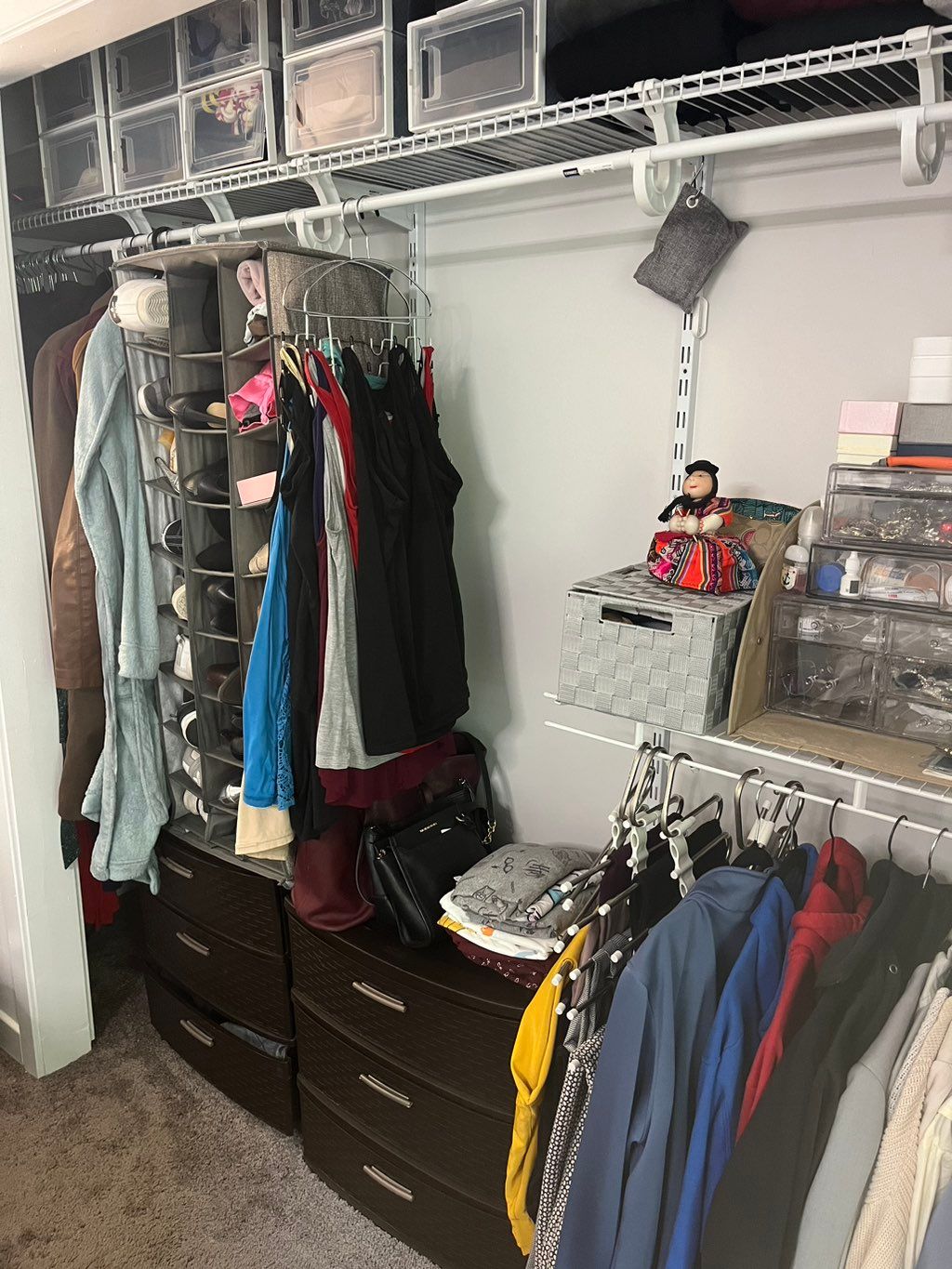 Christine closet after