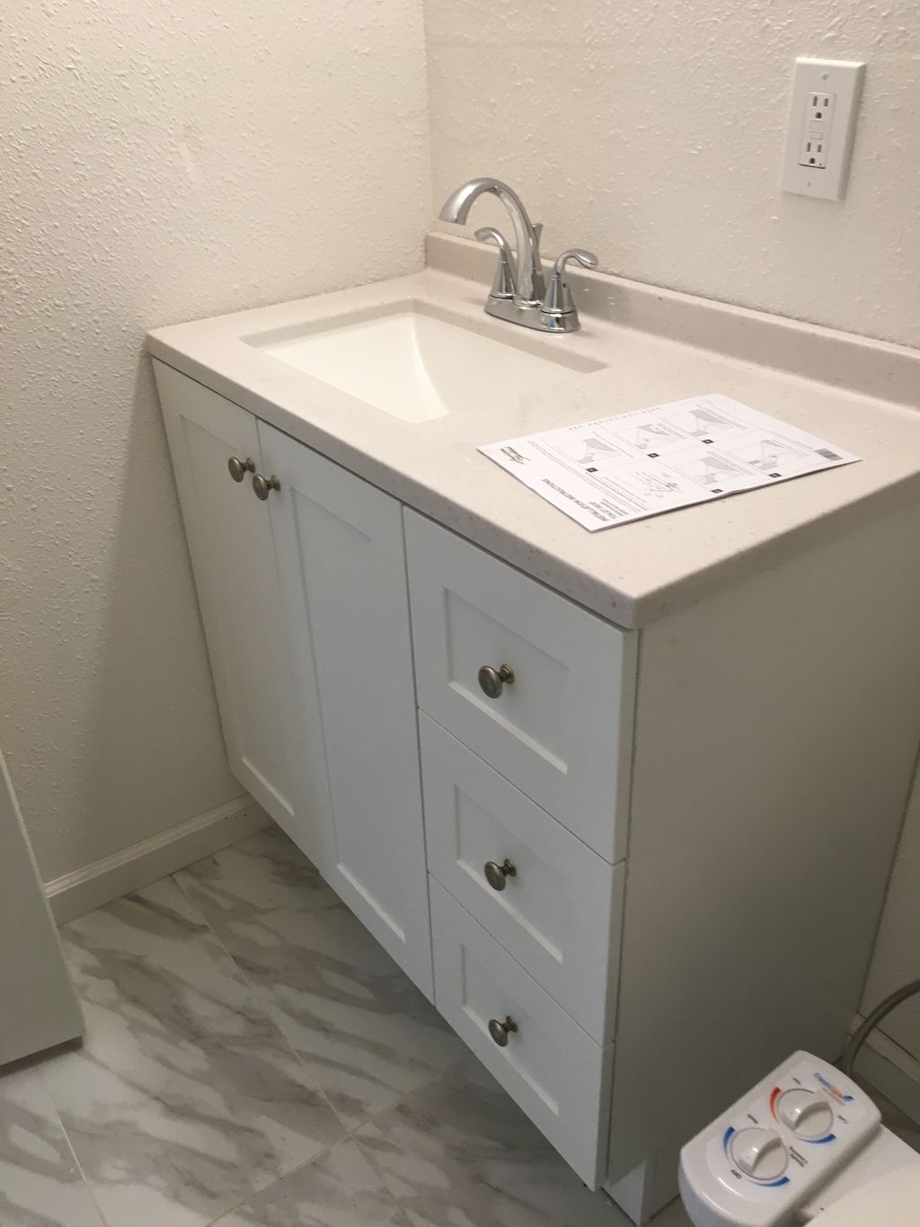 Brand new bathroom  for customer
