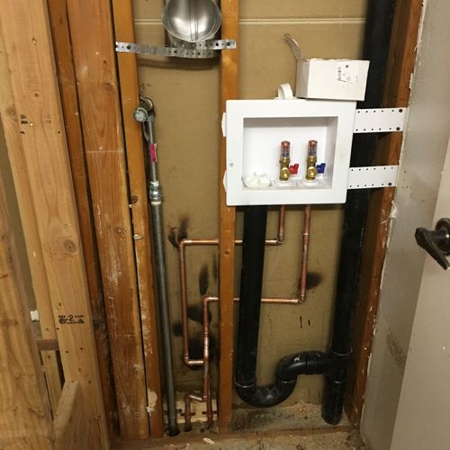 Rough-in plumbing