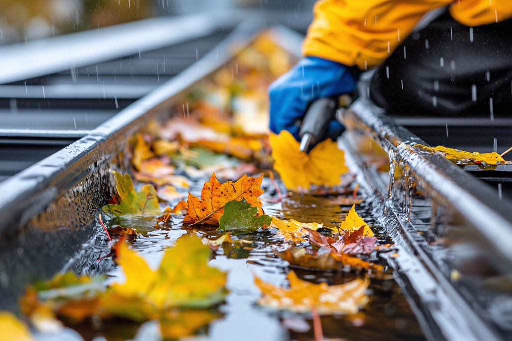 Clogged Gutter