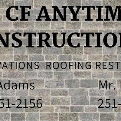 Avatar for CF ANYTIME CONSTRUCTION LLC