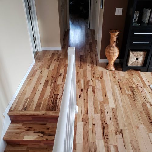 hardwood floor finished