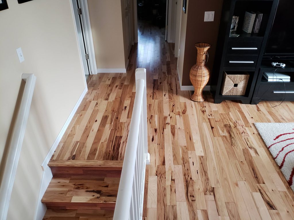 hardwood floor finished