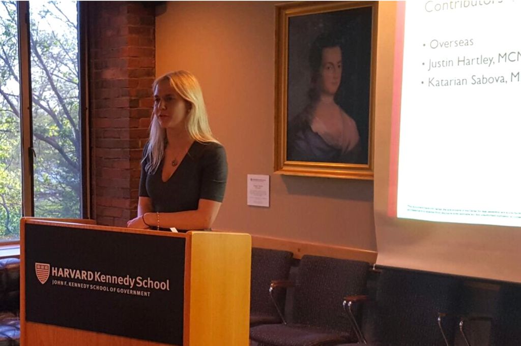 Speaking at Harvard Kennedy School Book Launch of 