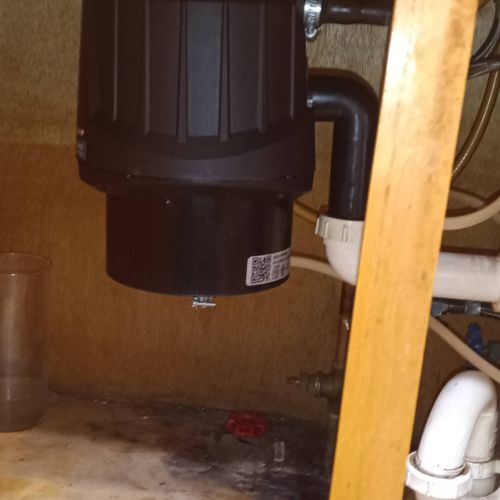 garbage disposal after replacement 