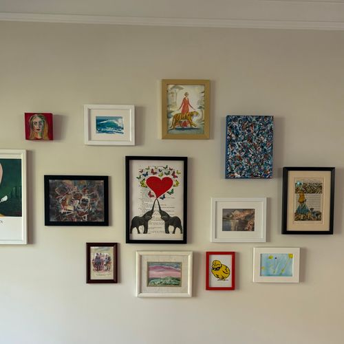 Picture Hanging and Art Installation