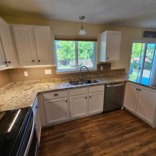 cabinets after