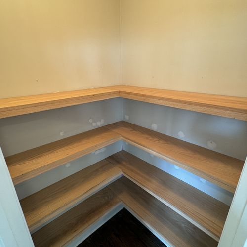 Closet and Shelving System Installation