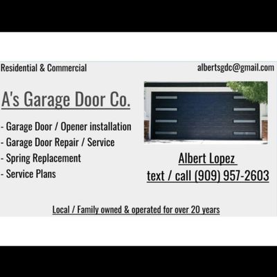 Avatar for A's Garage Door Co.