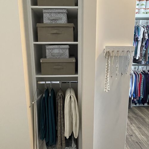 Master closet