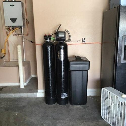 48K water softener with carbon filter