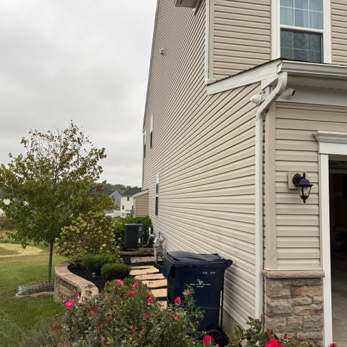 Cameras Installed on corner of garage