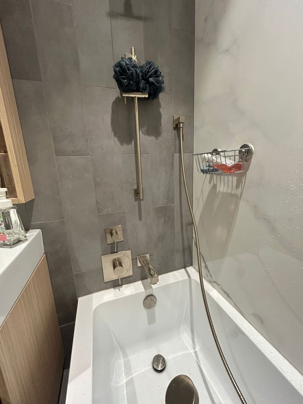 New shower body