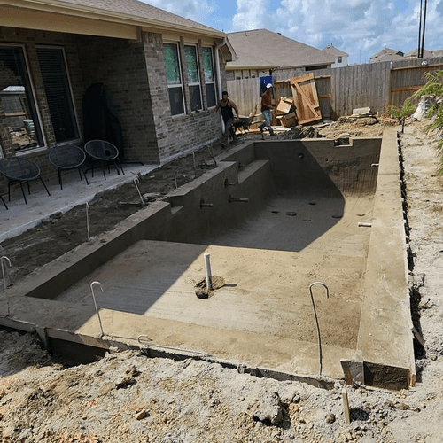 In-Ground Swimming Pool Construction