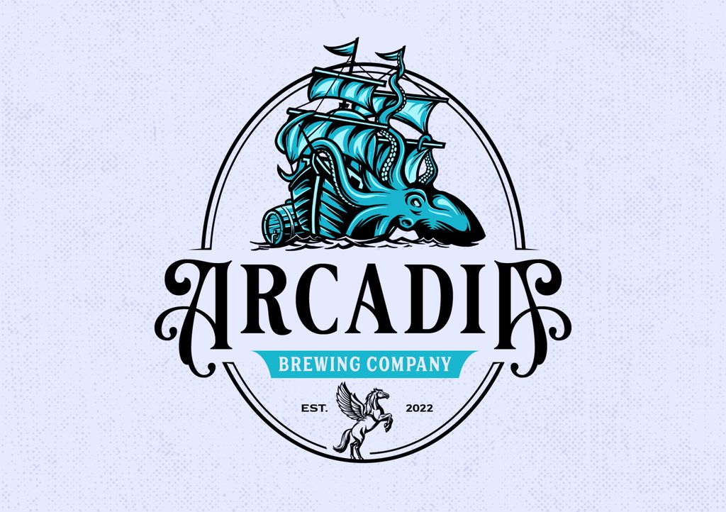 Vintage Logo Design For Arcadia