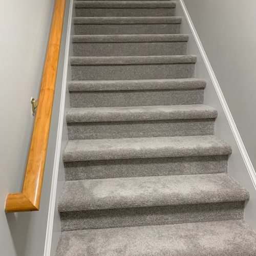 Carpet Installation on Stairs