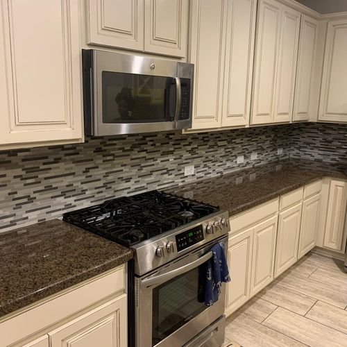 Backsplash Installation 