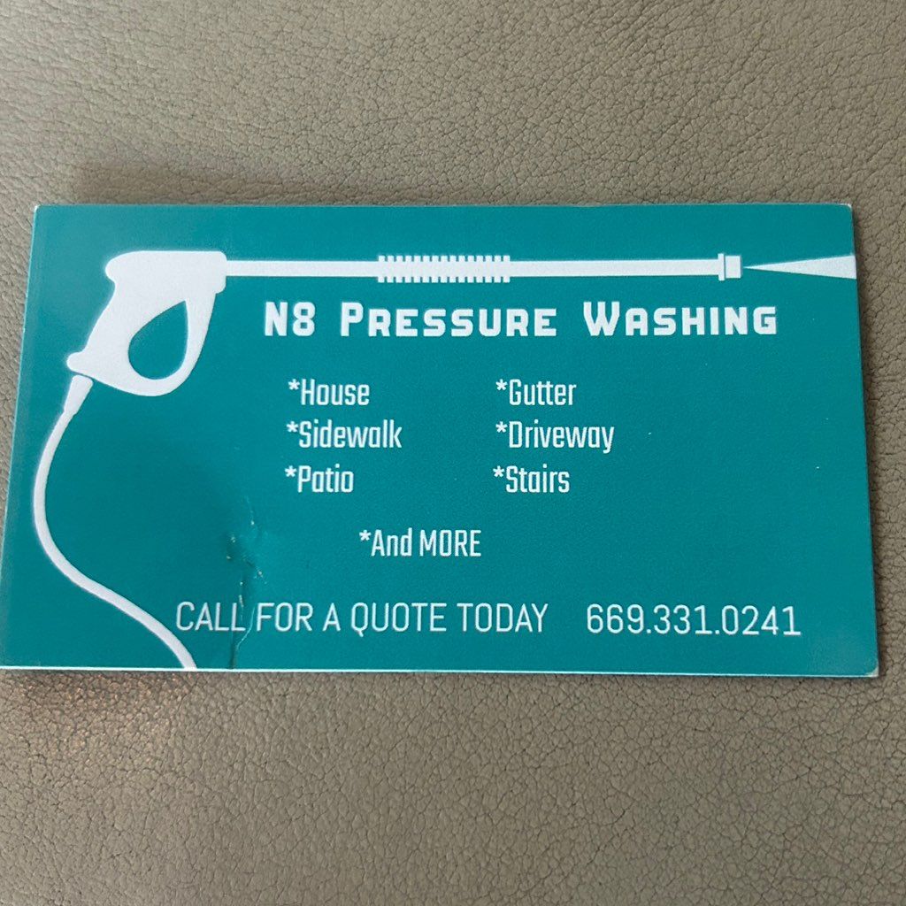 N8 pressure washing