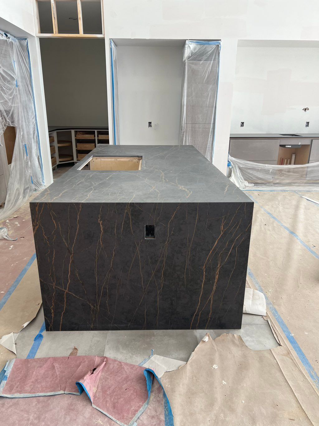 Custom kitchen island