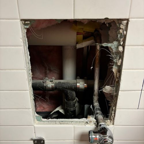 Replaced the shut off for the flushometer 