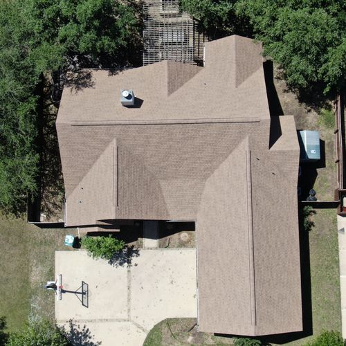 Hail damage in Marble Falls in April 2024