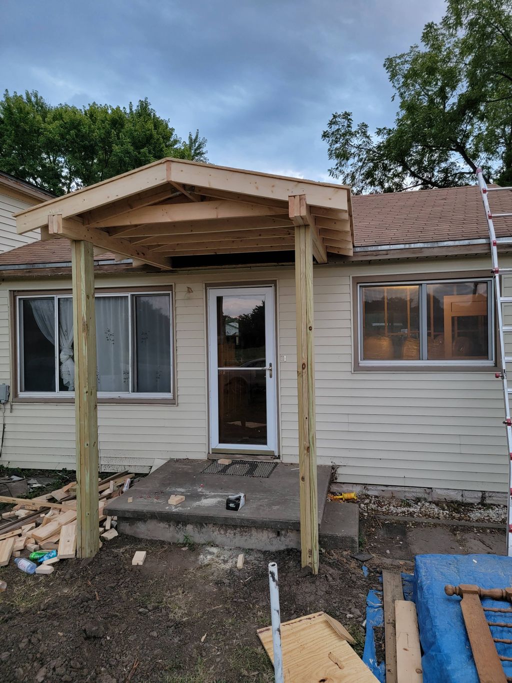 new porch covering add on (Pic 2)