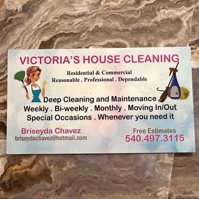 Avatar for Victoria’s cleaning