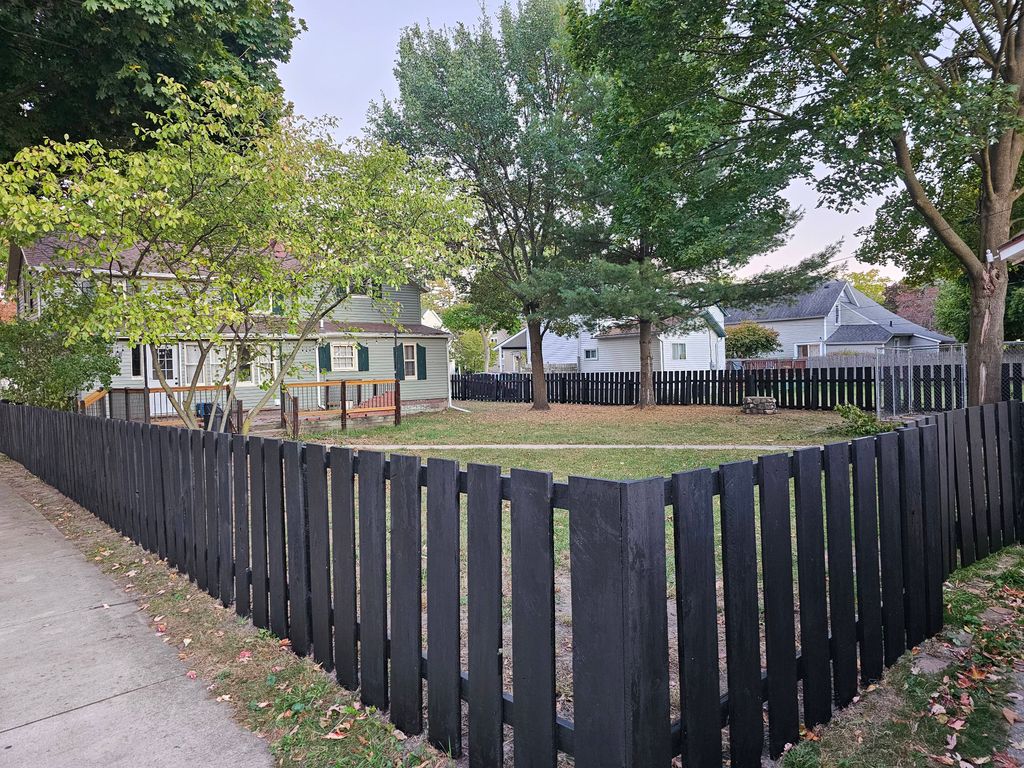 An old fence given a chance to look great again. 
