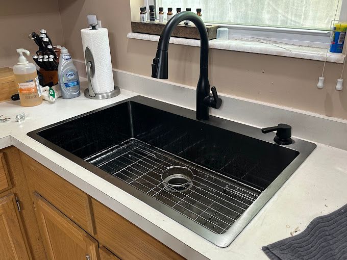 Sink and Faucet Install