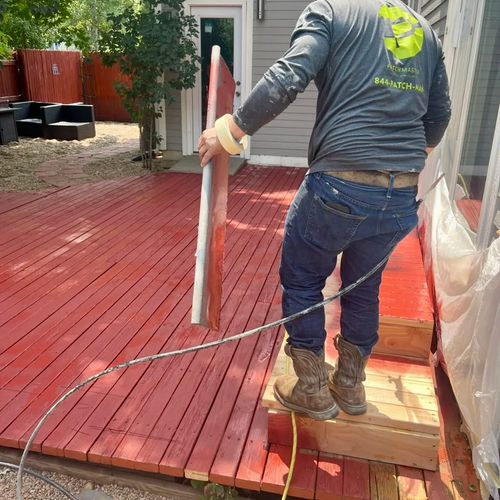 Deck Staining and Sealing