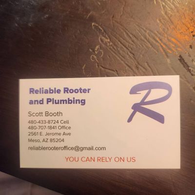 Avatar for Reliable Rooter and Plumbing