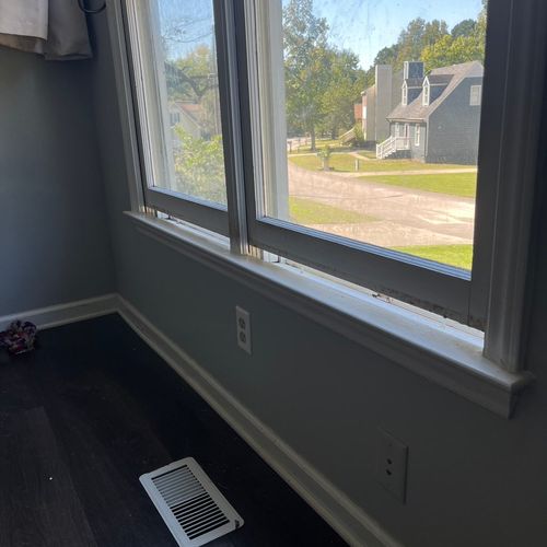 Amazing work on replacing my window sill after my 