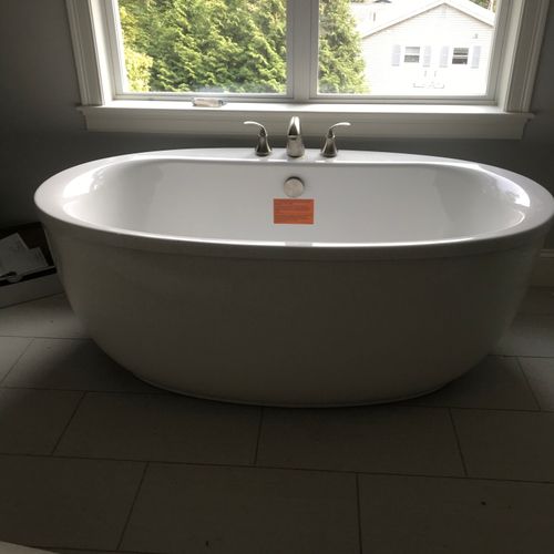 Kohler Sunstruck free standing tub