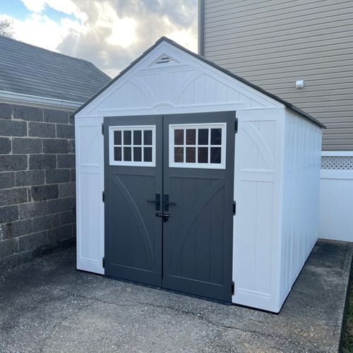 Shed 10x8ft installed