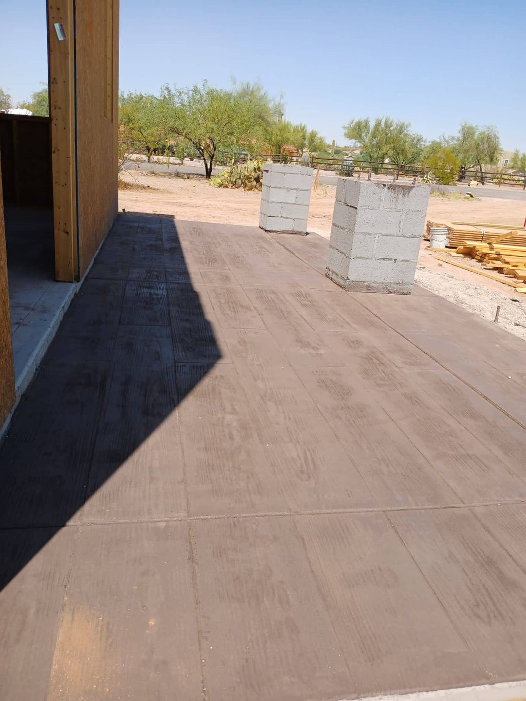 stamped concrete