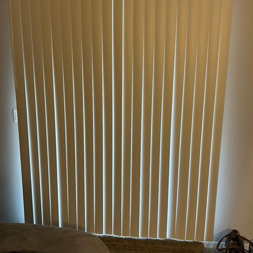 Replacement of door and window blinds