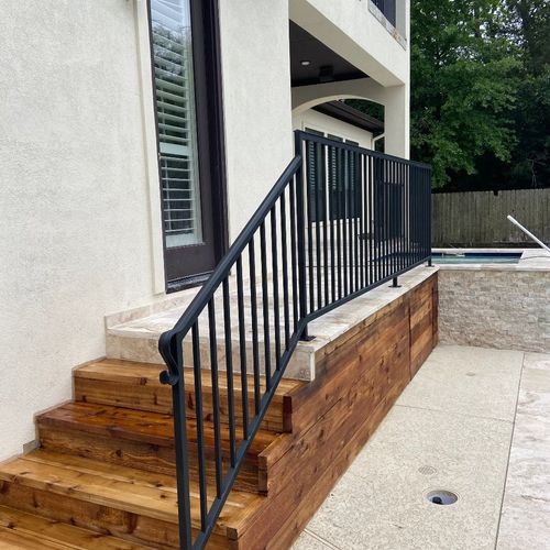 Patio, Step Installation