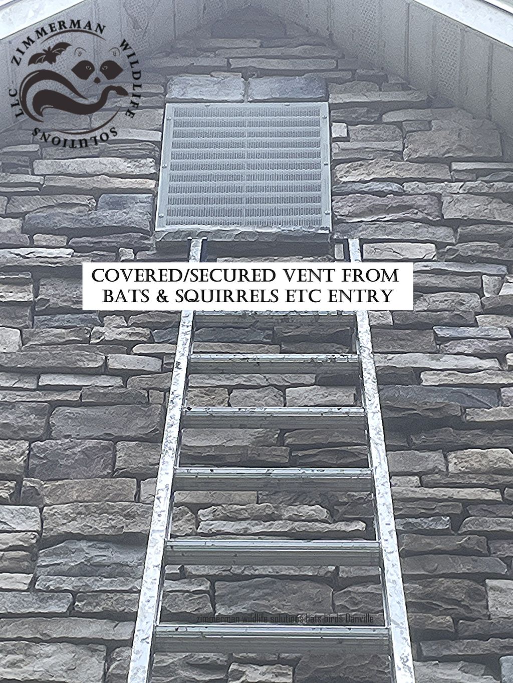 gable vent secured