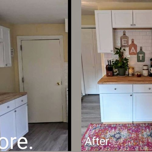 Kitchen Decoration/design before and after