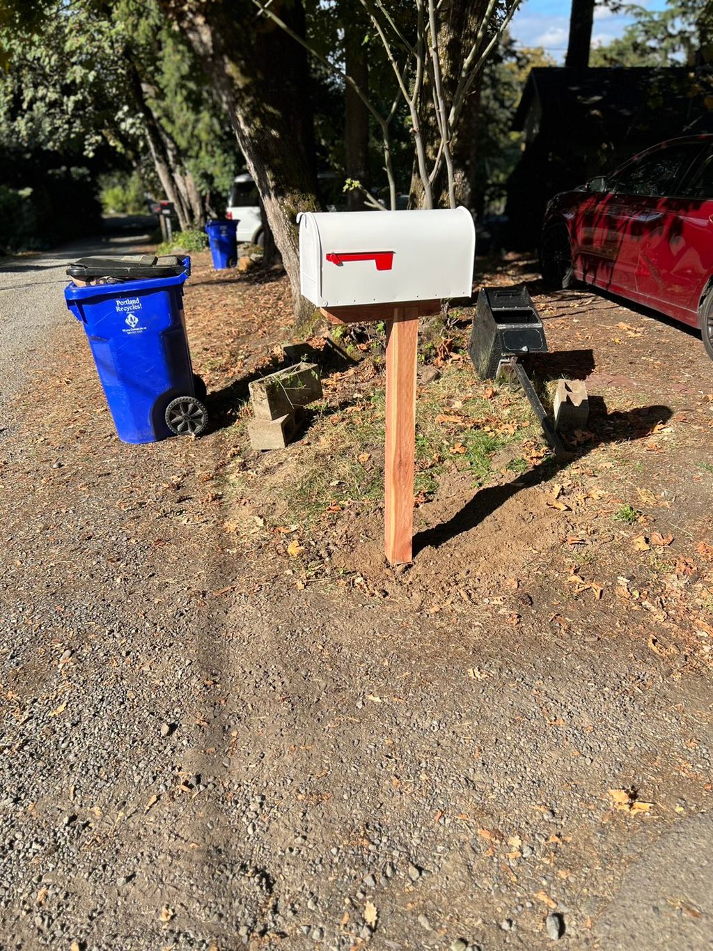 Installation of new mailbox