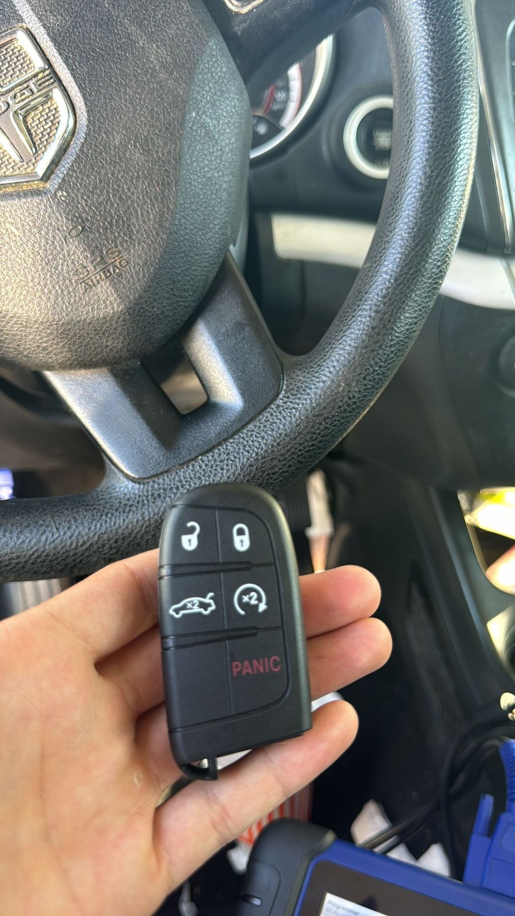 Dodge/Chrysler/Jeep smart he made. (push to start)