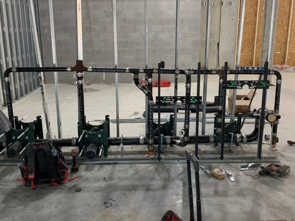 Bathroom renovation top out