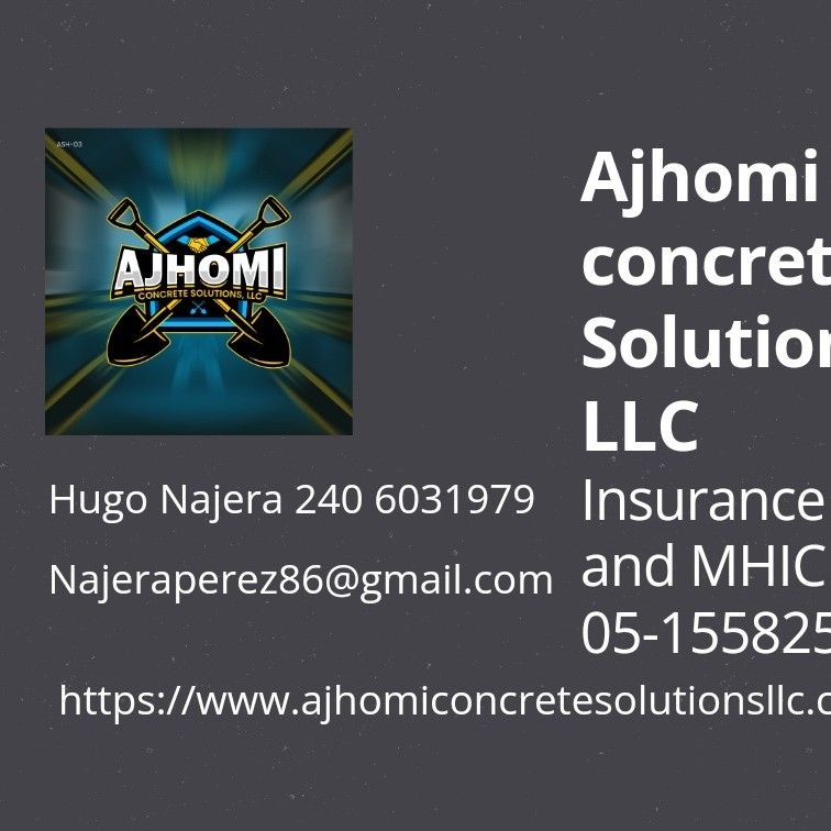 Ajhomi concrete solutions LLC